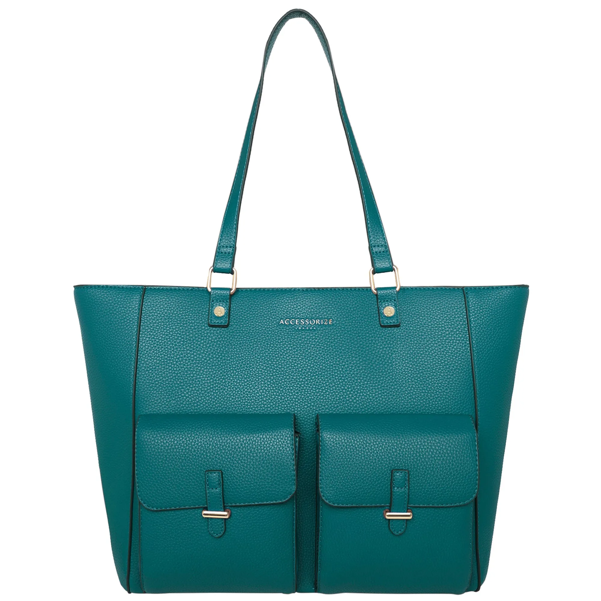 Accessorize London Women's Teal Dana Tote Bag