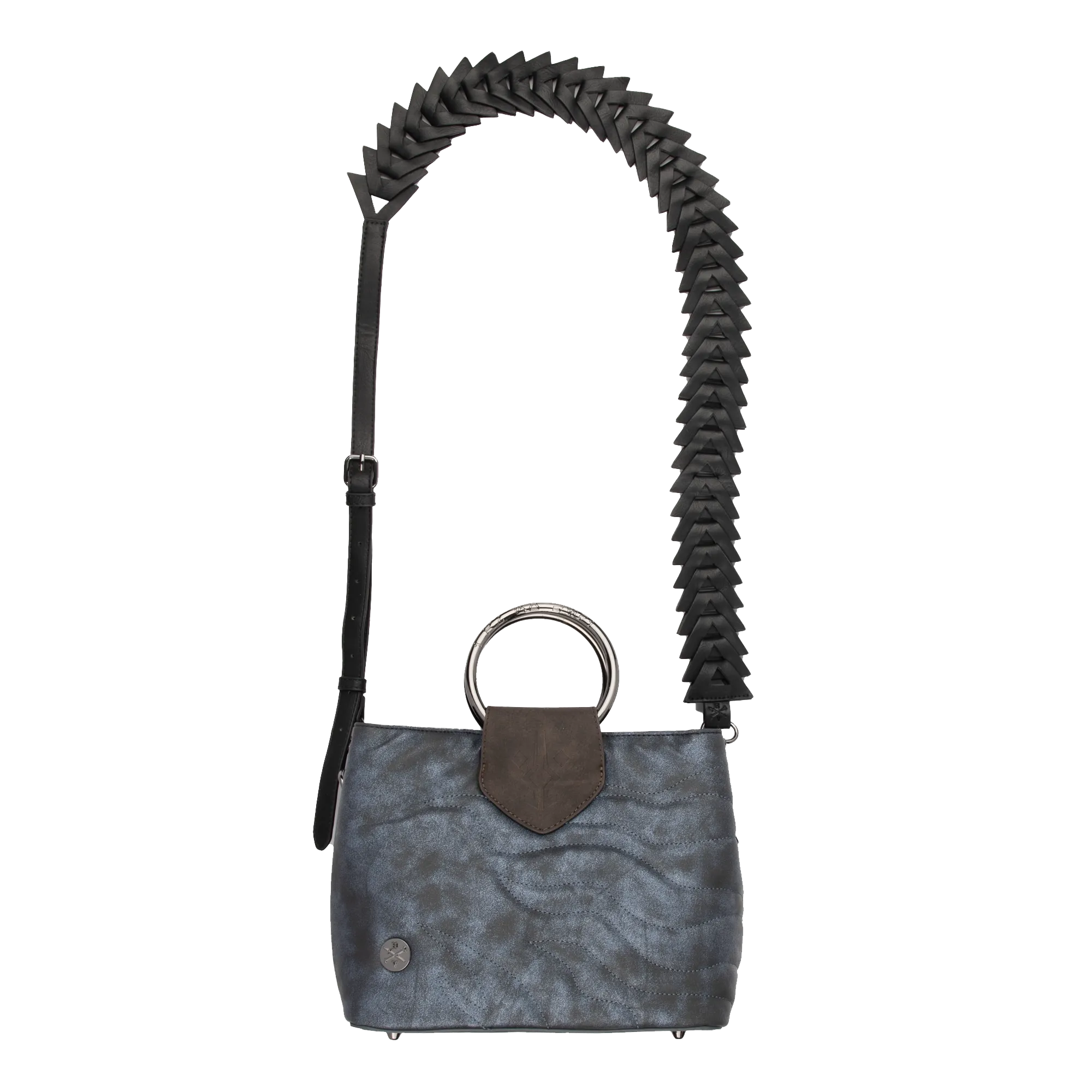 Ahsoka Metal Handle Handbag