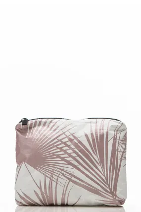 ALOHA Collection Small Day Palms Pouch in Rose Gold