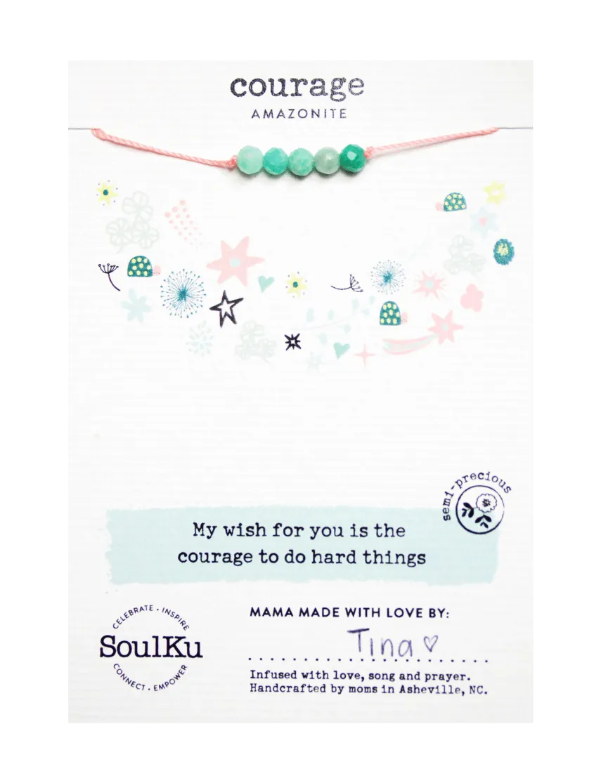 Amazonite Little Wishes KIDS Necklace for Courage