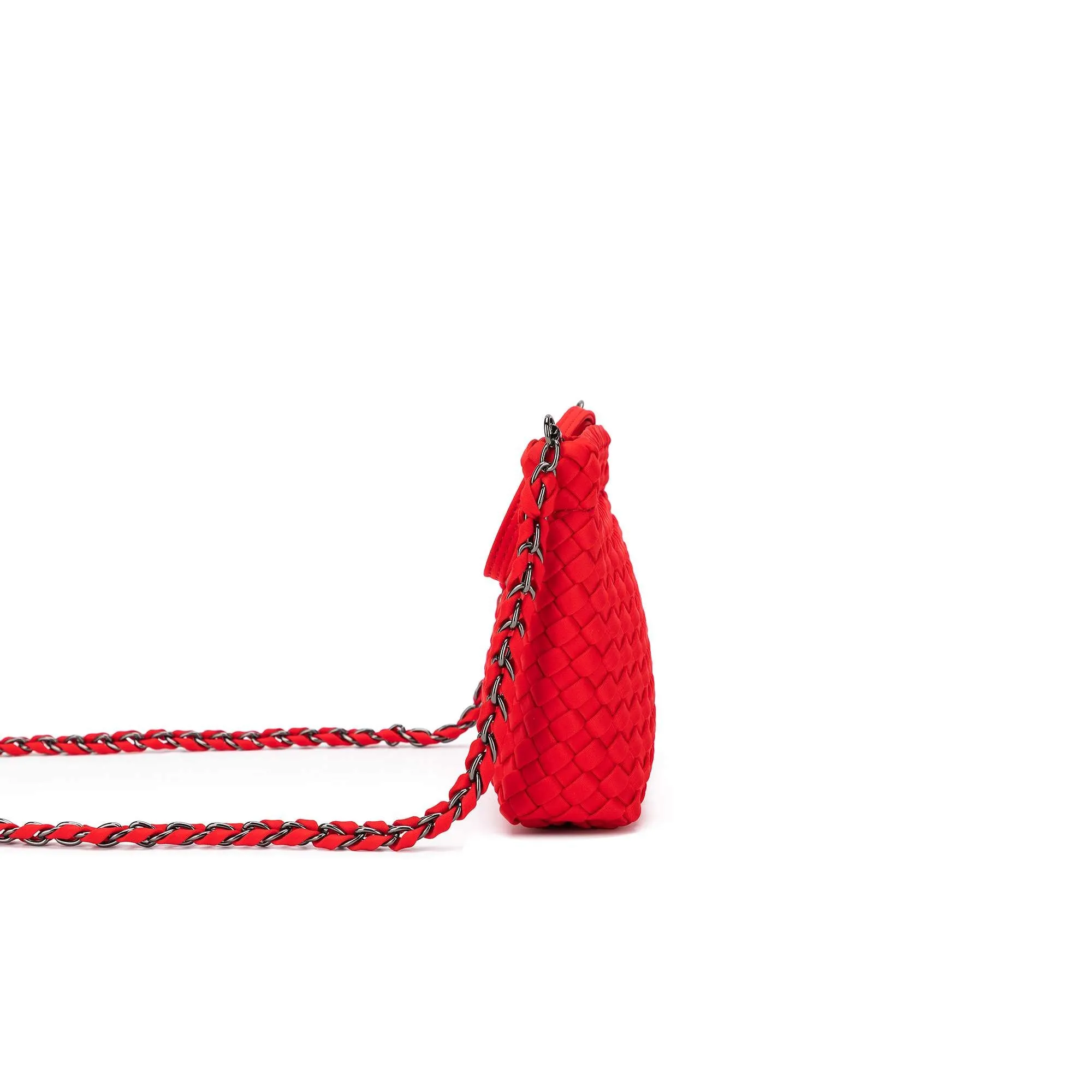 Aria Red Clutch Crossbody Bag