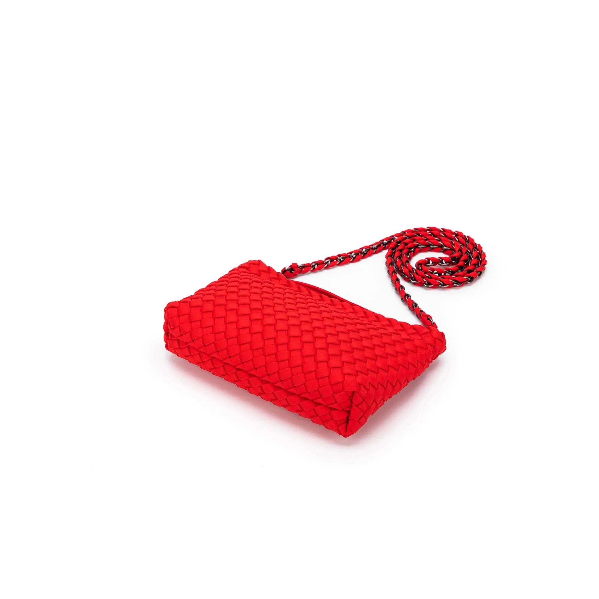 Aria Red Clutch Crossbody Bag