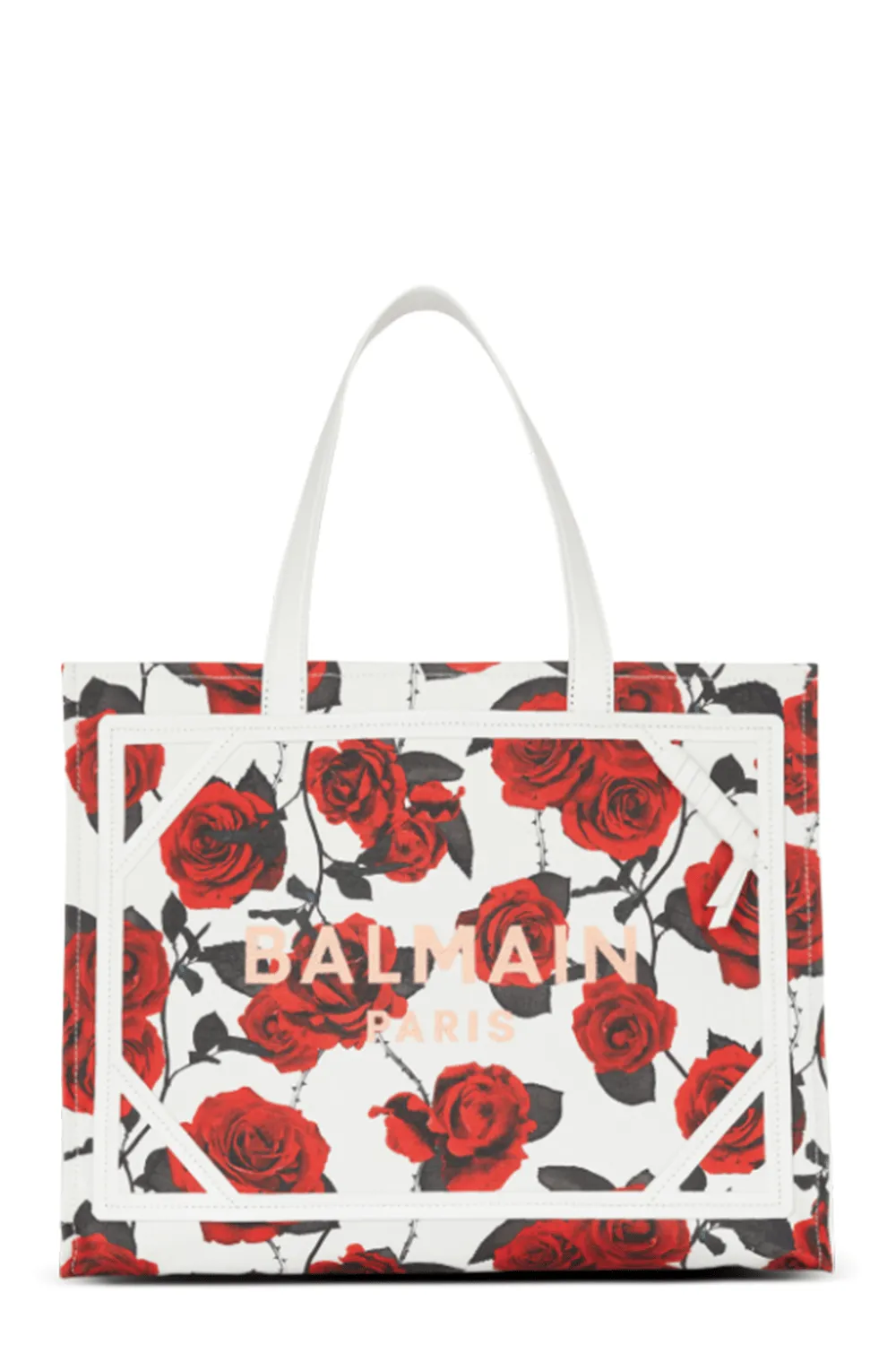 B-Army Shopper Medium Tote Bag - Blanc Rouge