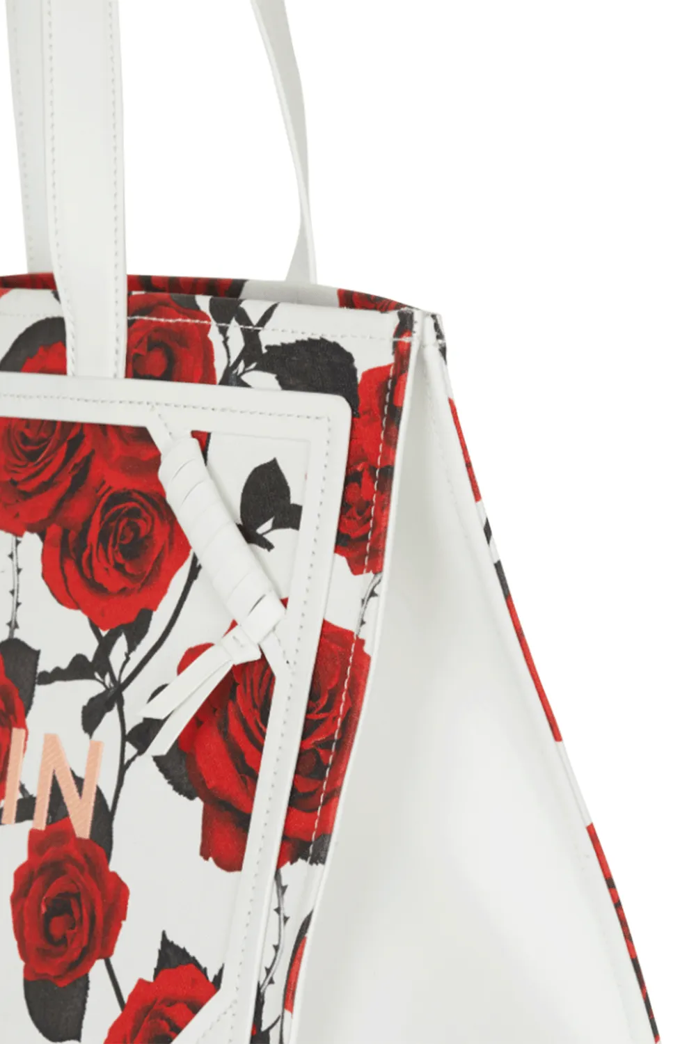 B-Army Shopper Medium Tote Bag - Blanc Rouge