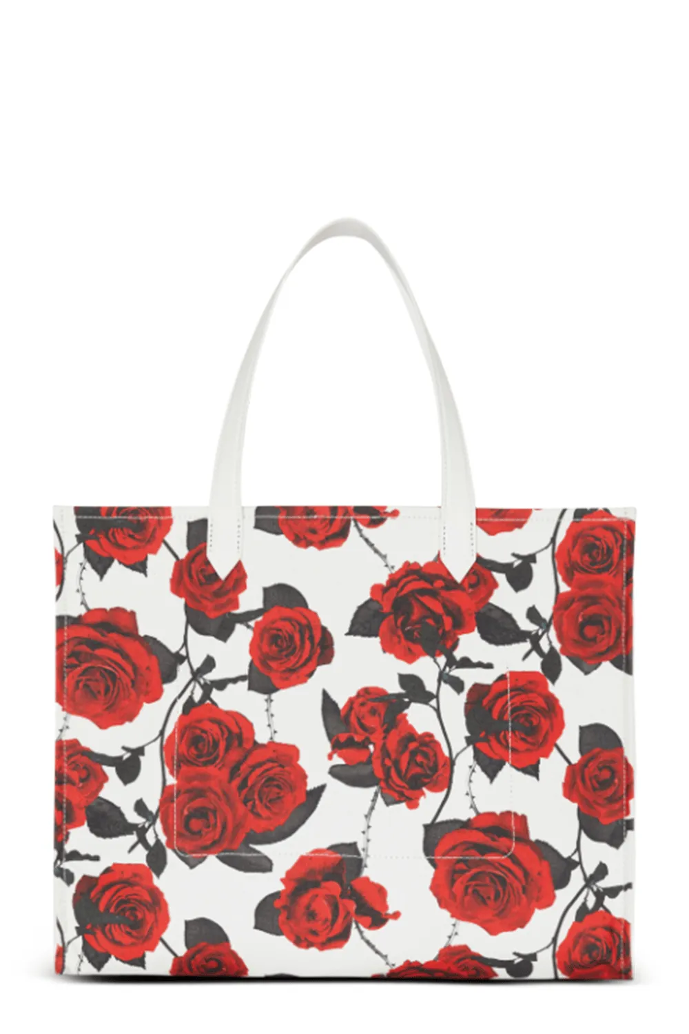 B-Army Shopper Medium Tote Bag - Blanc Rouge