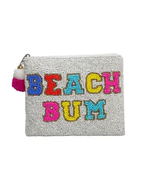 Beaded Coin Purse - BEACH BUM