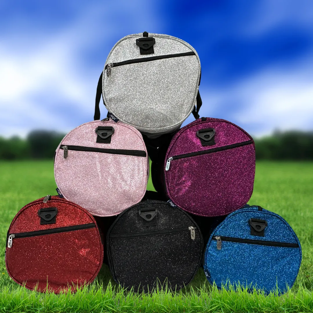 Black Medium Glitter NGIL Duffel Bag