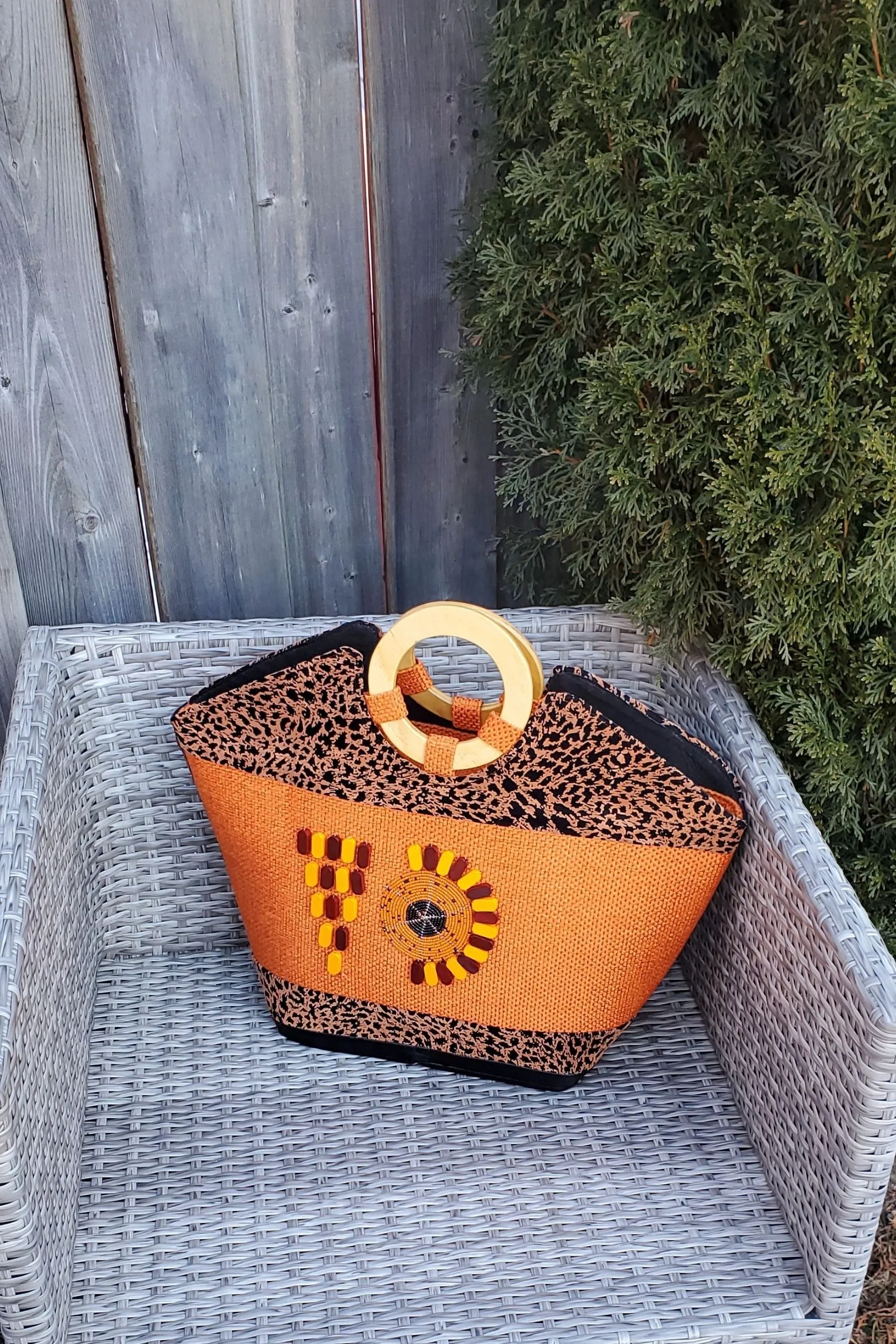 BONAMY African Print Tote Bag