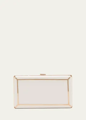 Callas Printed Leather Clutch Bag