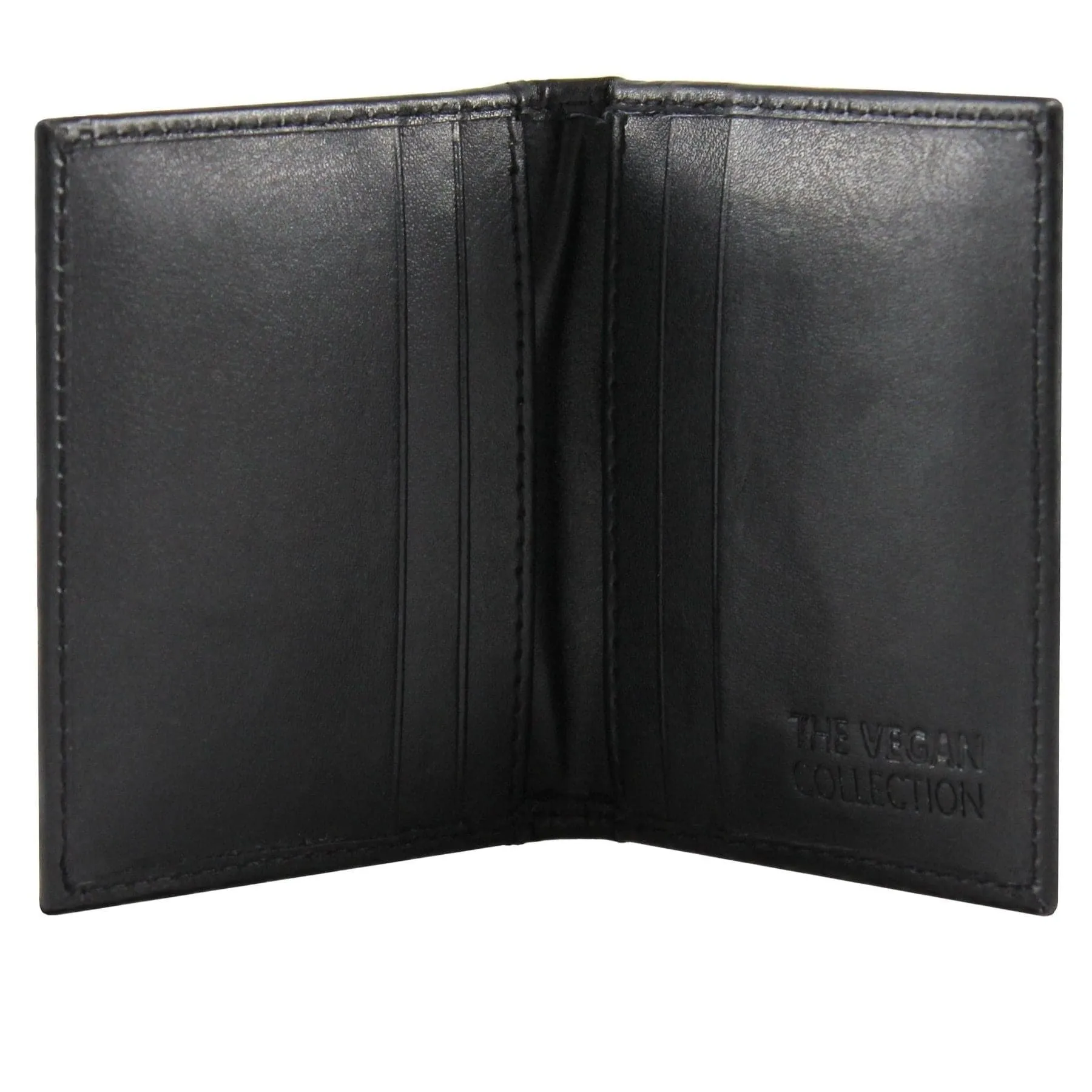 'Charlie' - Vegan Bi-Fold Wallet by The Vegan Collection - Black