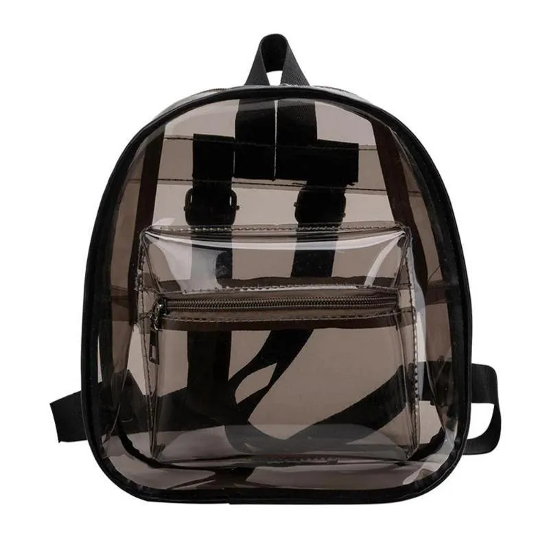 Clear Transparent School Mini Backpack For Teenage Girls