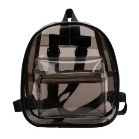 Clear Transparent School Mini Backpack For Teenage Girls