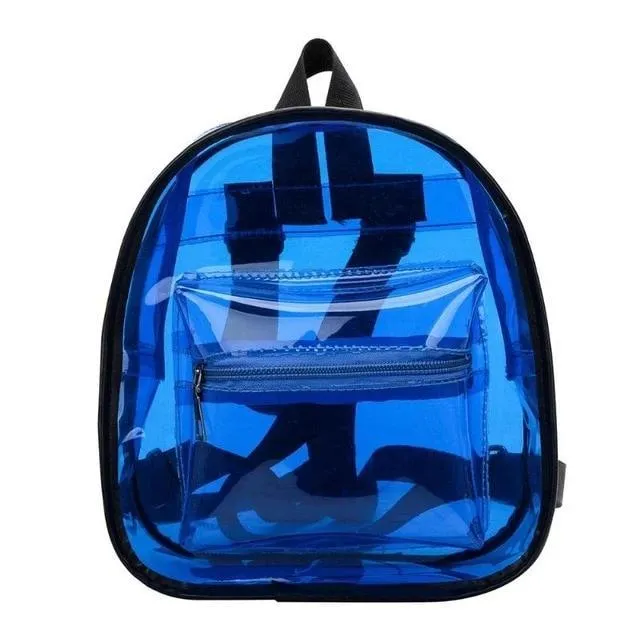 Clear Transparent School Mini Backpack For Teenage Girls