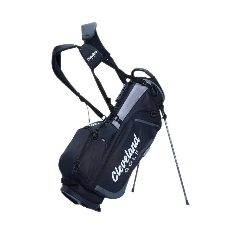 Cleveland SMU Stand Bag Black-Grey