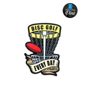 Disc Golf Every Day Pin