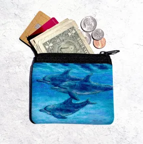 Dolphin Cruise Coin Bag