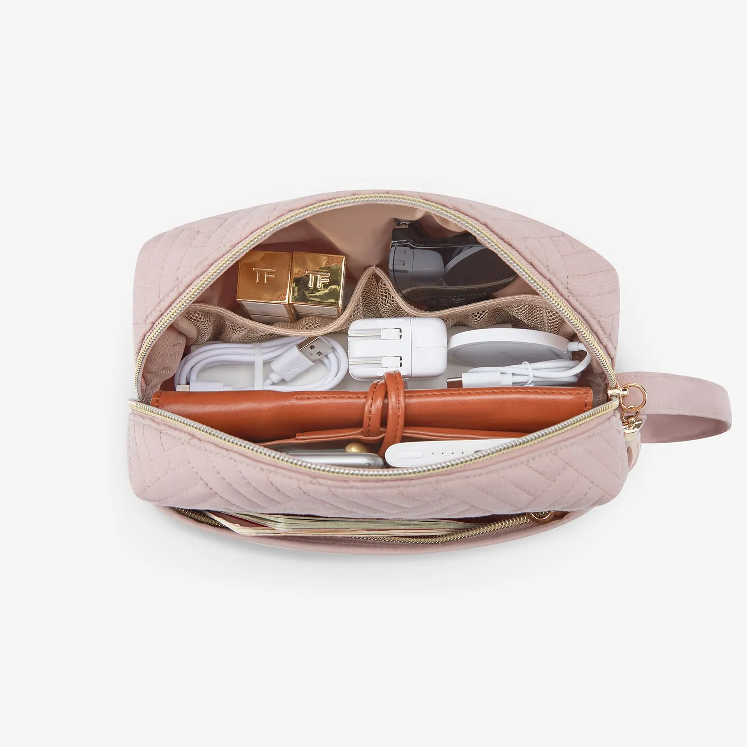 Elegant Roomy Makeup Bag