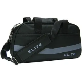 Elite 2 Go Double Bowling Tote Clear Black Grey Bowling Bag