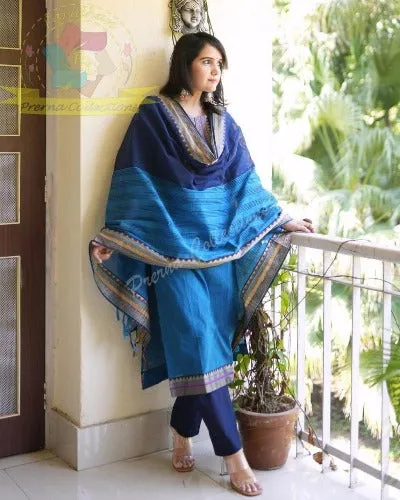 Ethnic South Cotton Handloom Salwar Suit