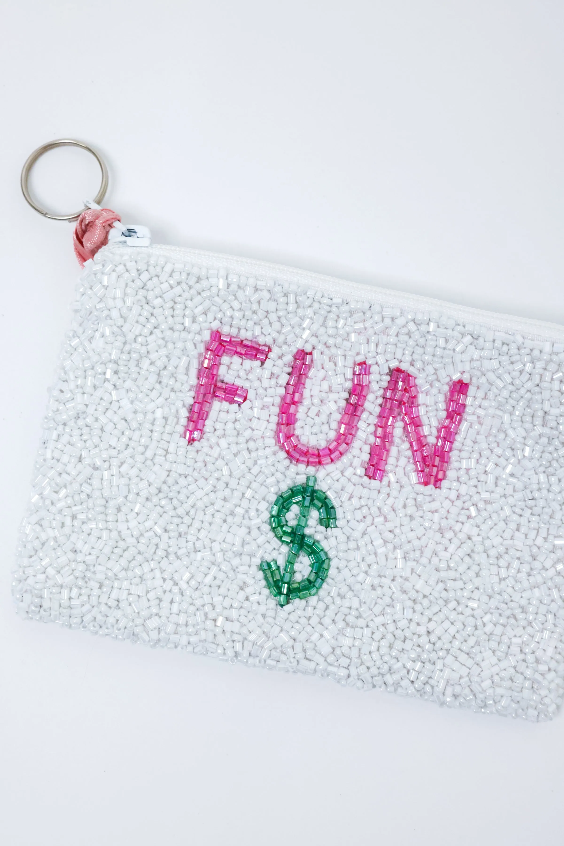 Fun $ Beaded Coin Purse