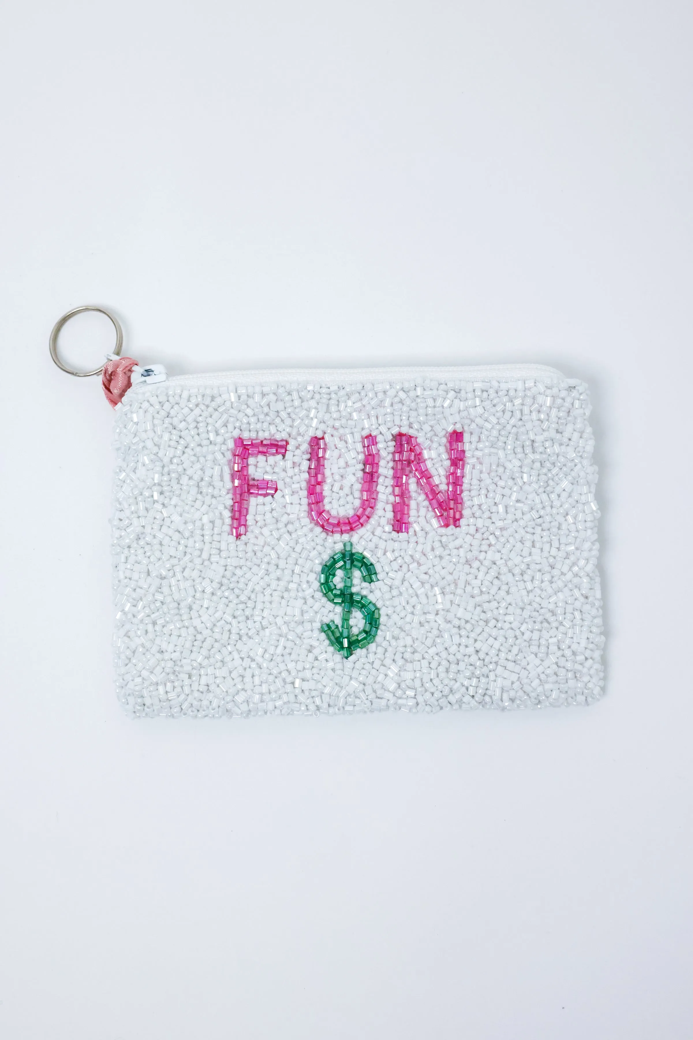 Fun $ Beaded Coin Purse