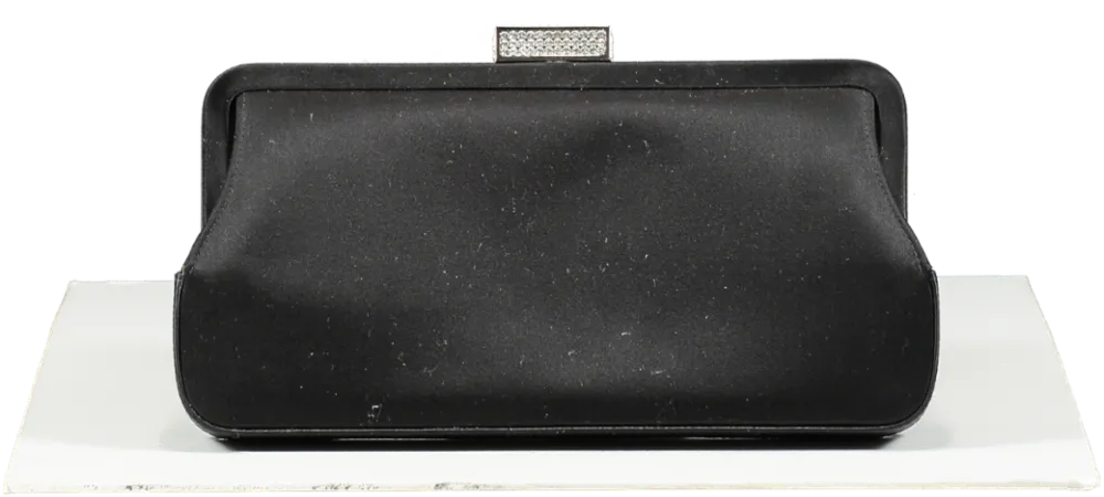 gina Black Hanover Clutch Bag