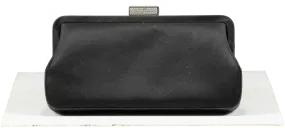 gina Black Hanover Clutch Bag