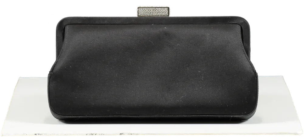 gina Black Hanover Clutch Bag