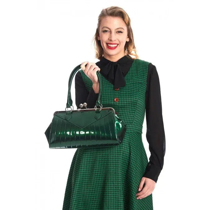 Green Shimmer Rockabilly Handbag