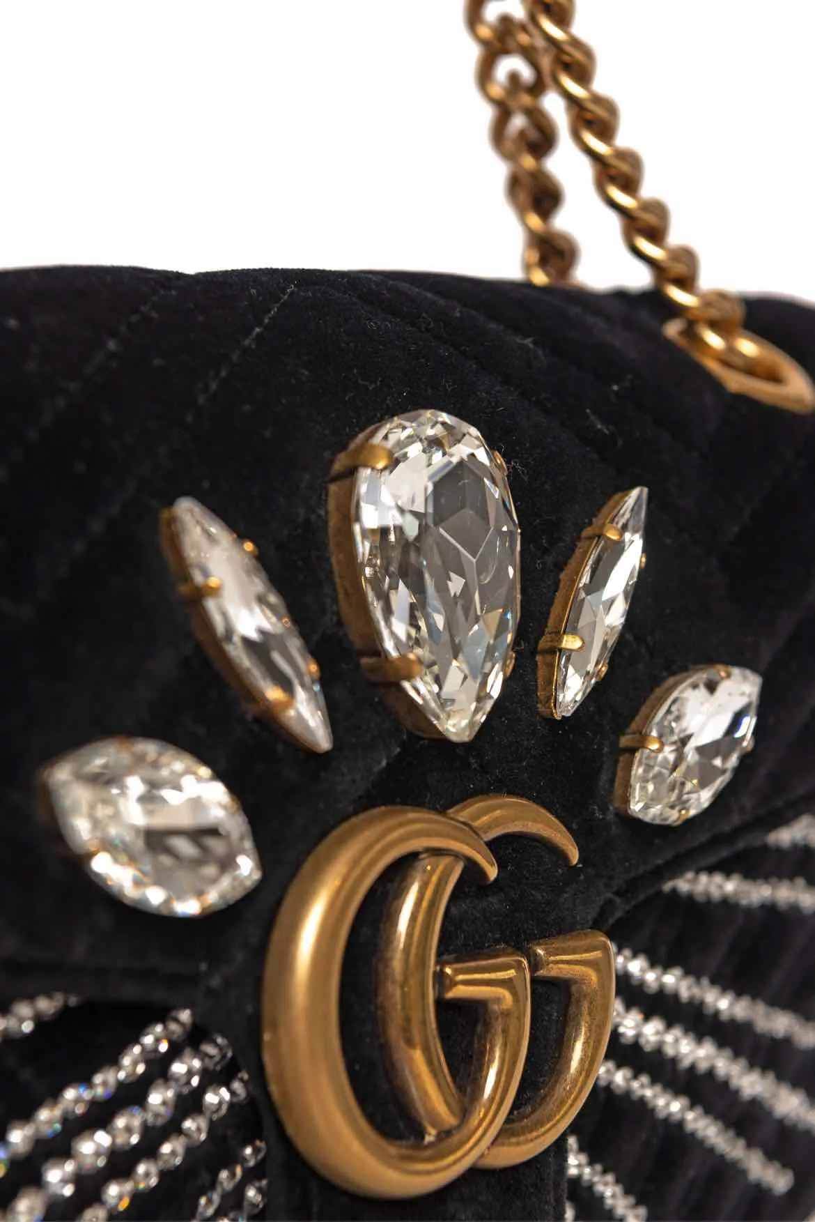 Gucci Marmont Crystal Purse