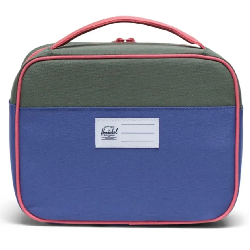 Herschel Pop Quiz Lunch Box Little Herschel Dusted Peri/Sea Spray/Tea Rose