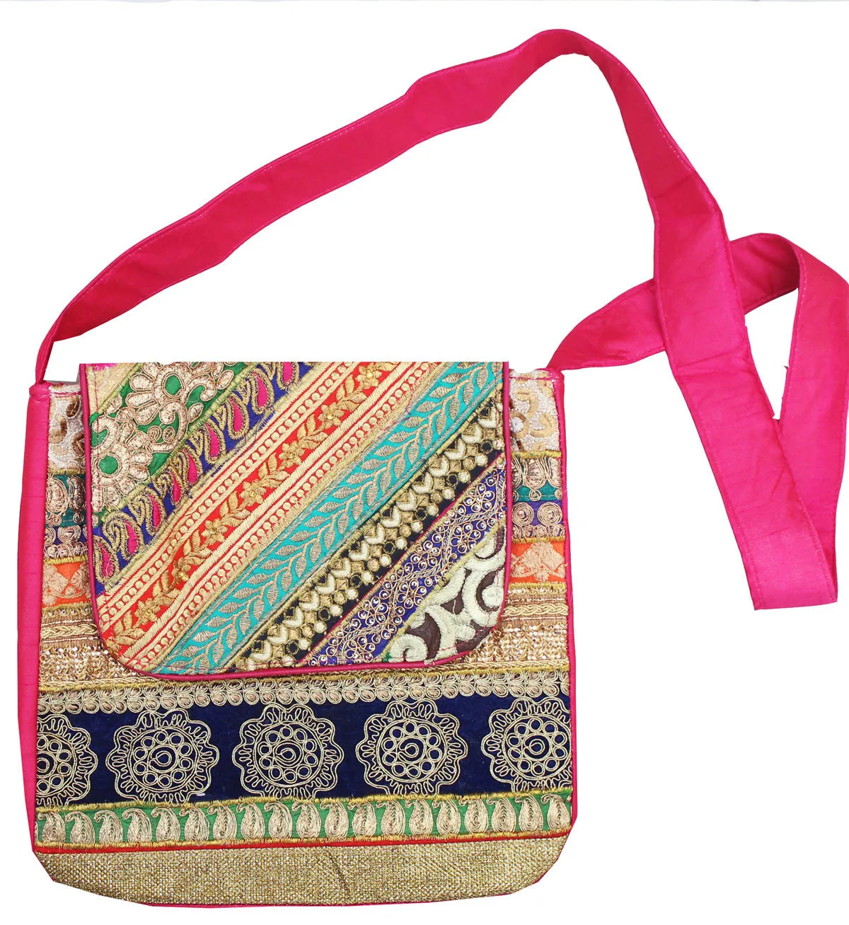 India Handcrafted Womens Hippie Gypsy Cross Body Shoulder Bag