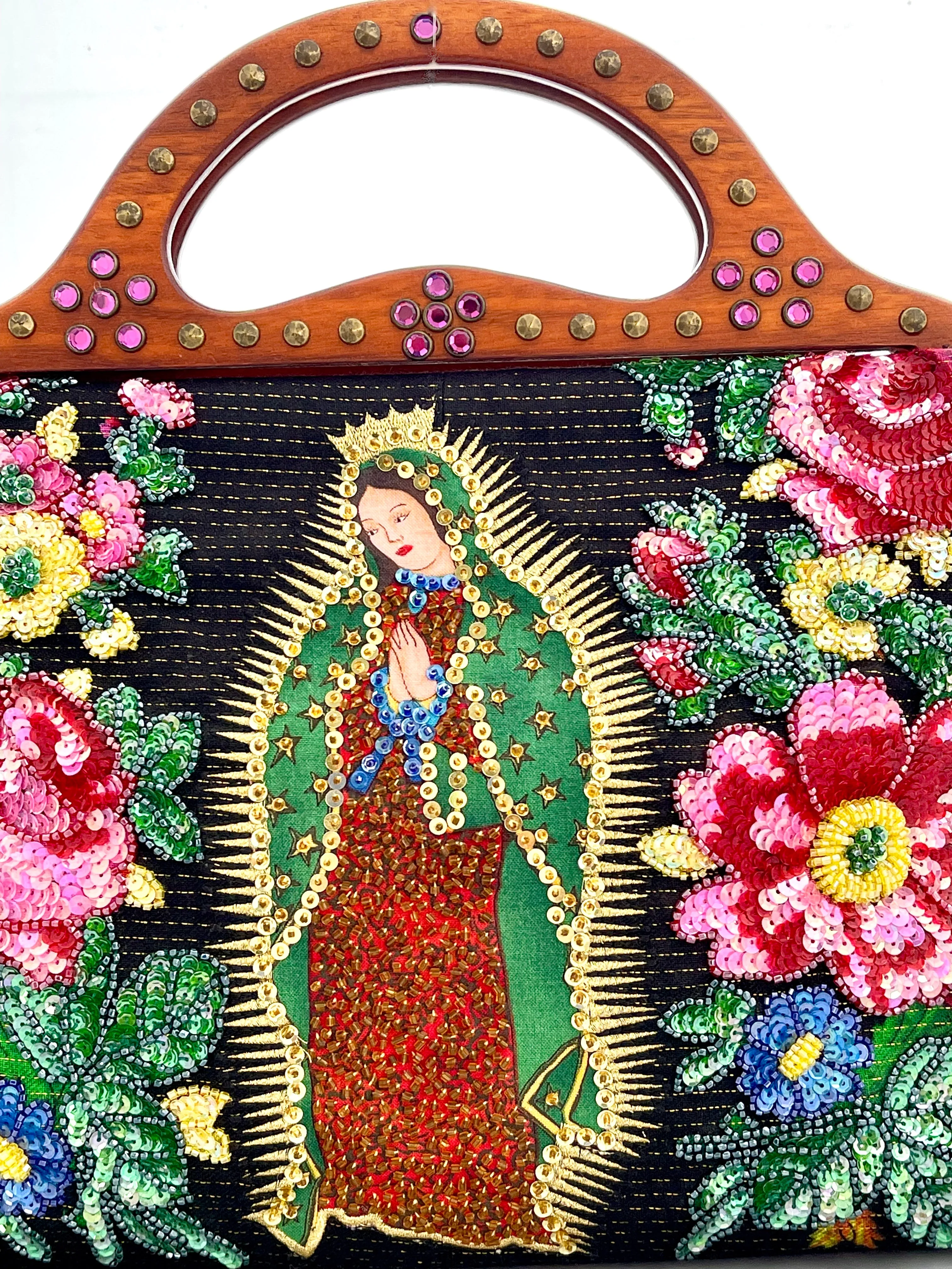 ISABELLA FIORE Virgin Mary Lady of Guadalupe Purse