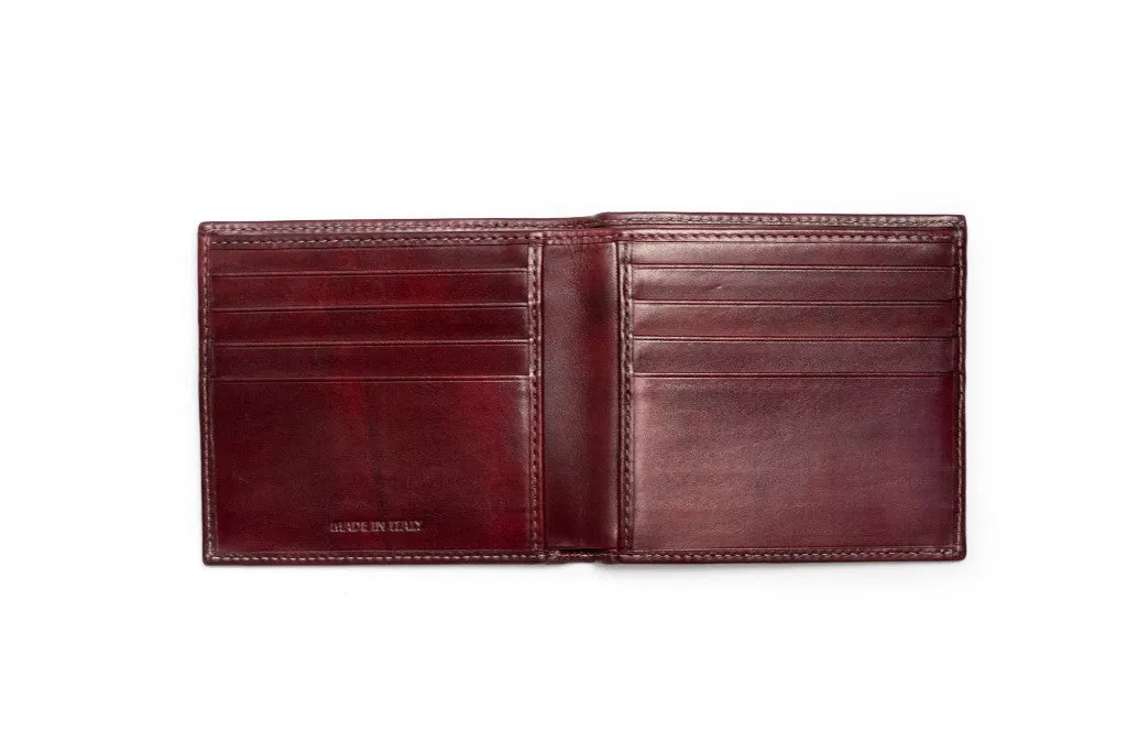 Italian Leather Wallet - Oxblood