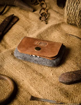 Leather Business and Credit Card Holder | Classic Brown