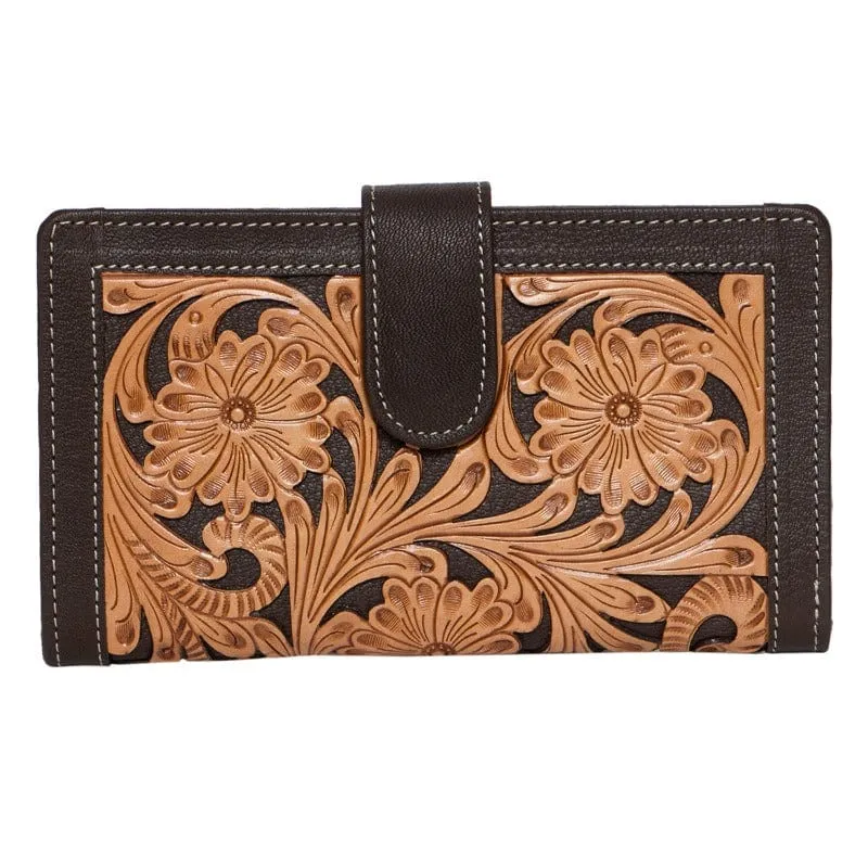 Leather Tooled Clutch (TLW25)