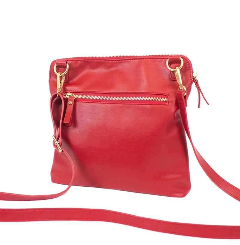 Litt Crossbody Bag - Studded Red