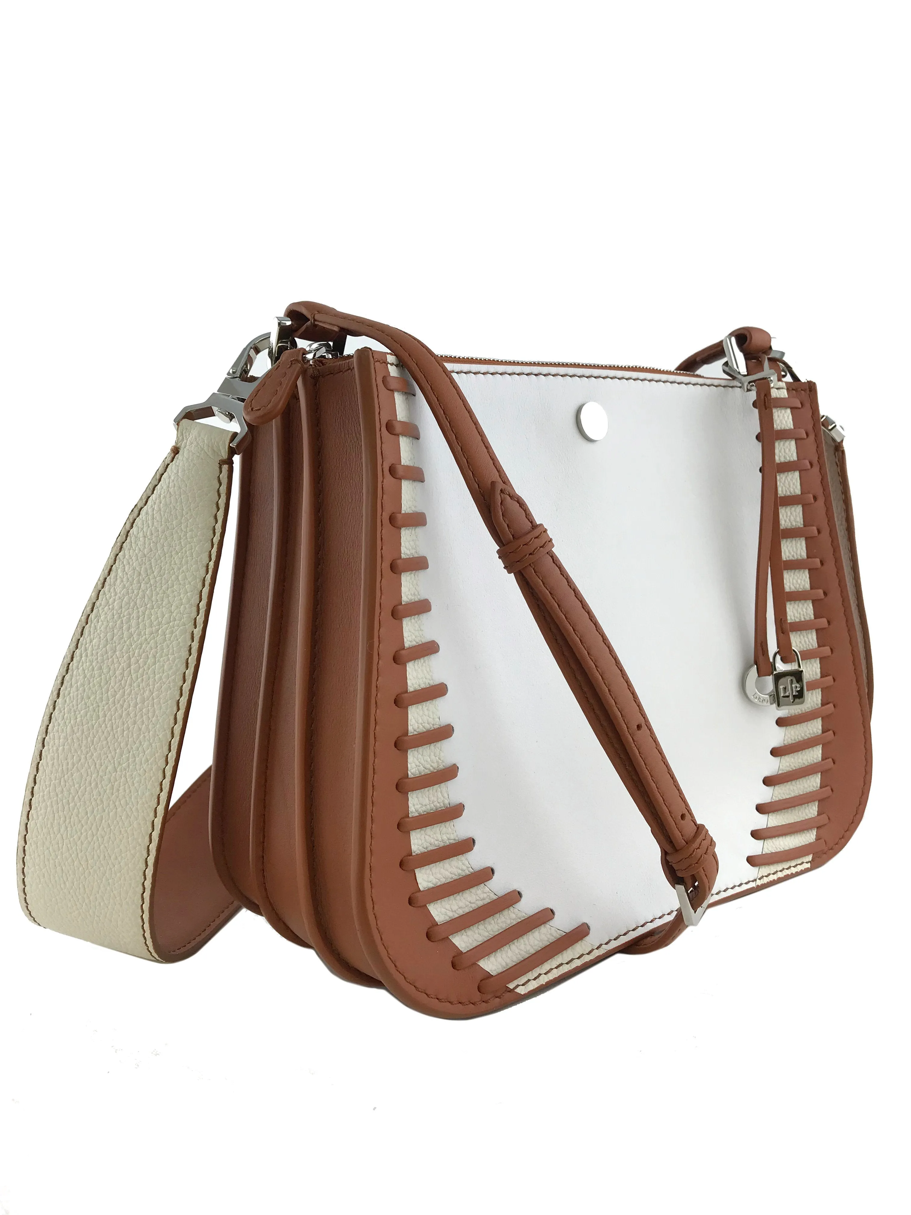 Loro Piana Milky Way Grande Woven Stripes Bag