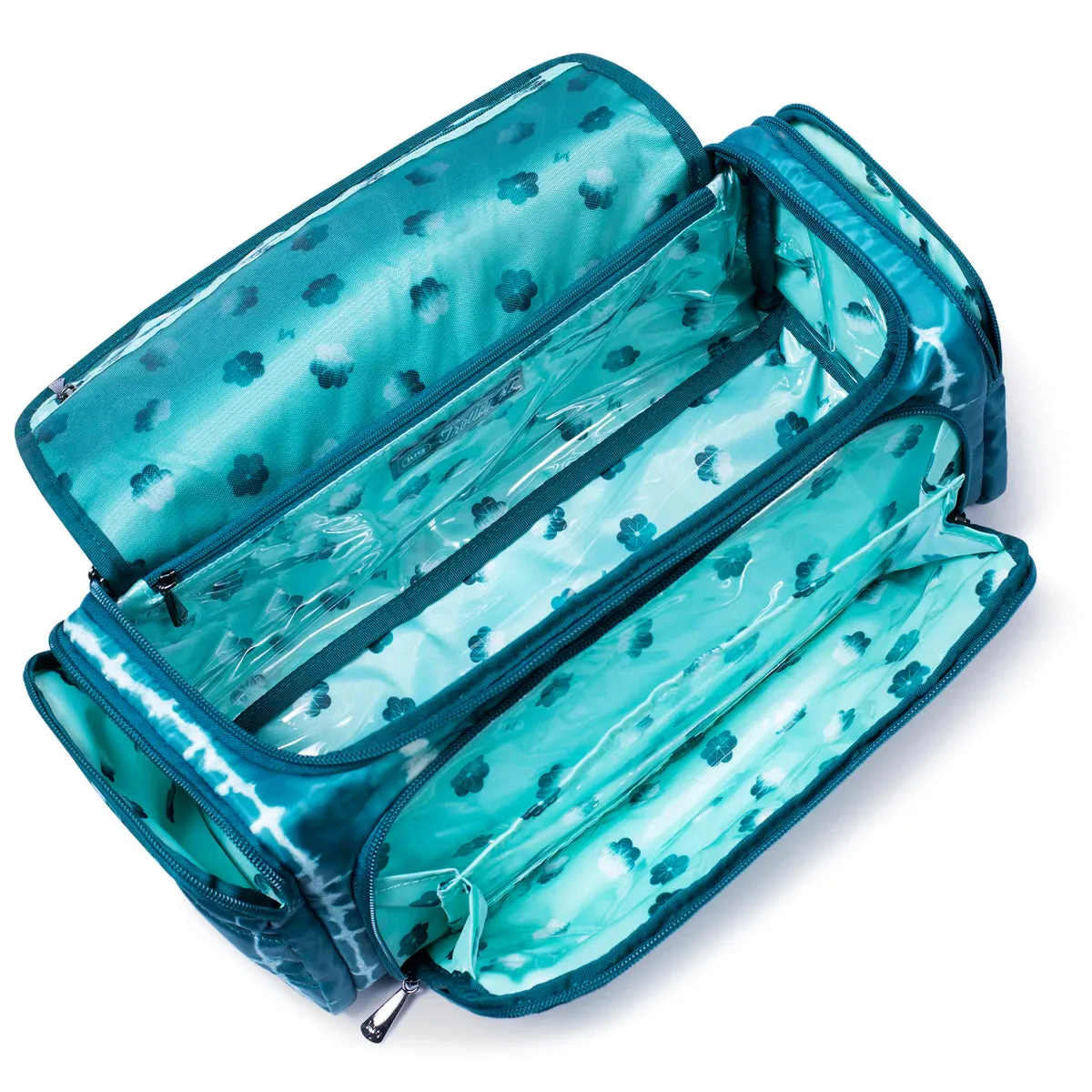 LUG Trolley XL Cosmetic Case in Shibori Teal