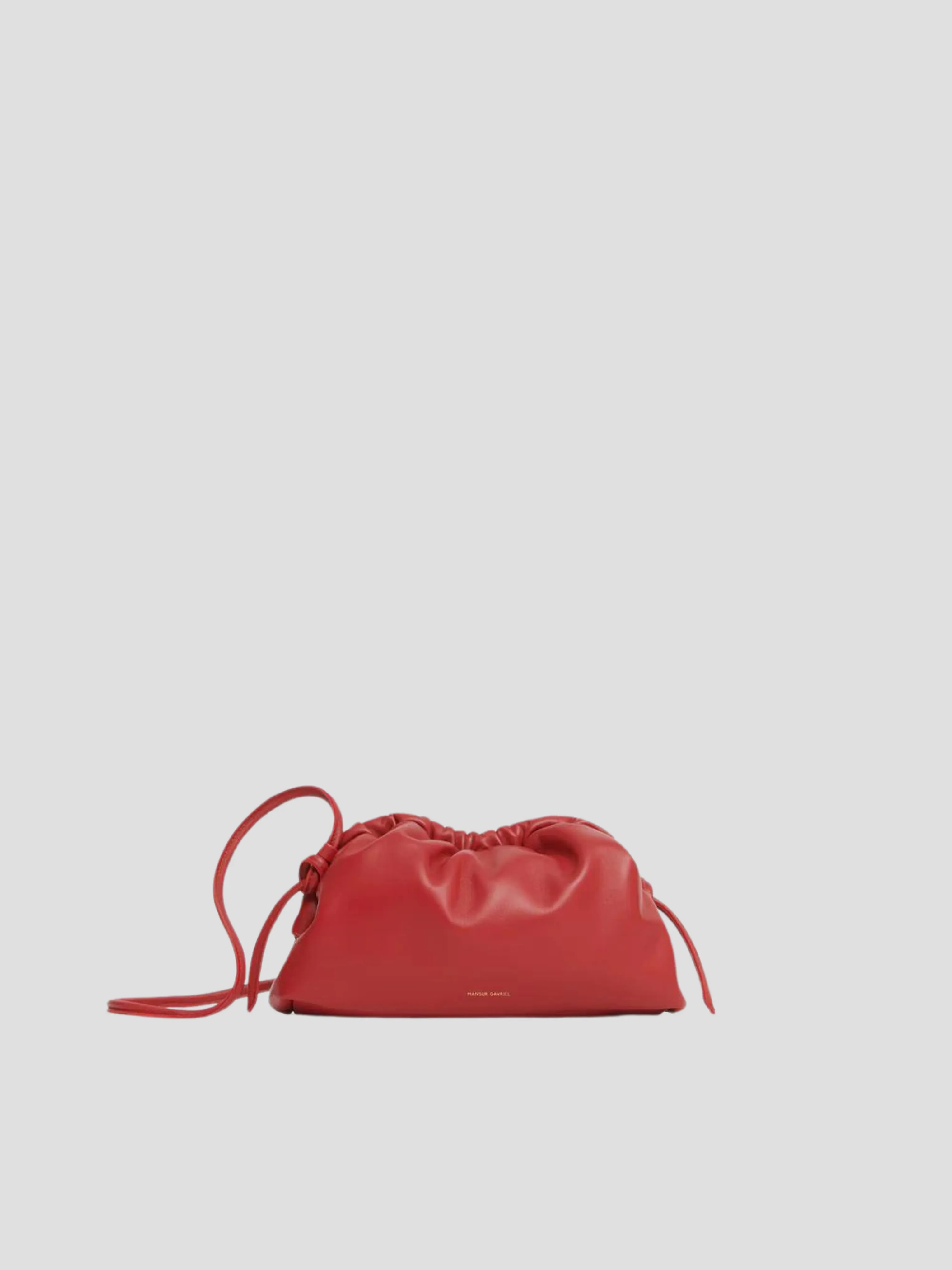 Mini Cloud Clutch in Red