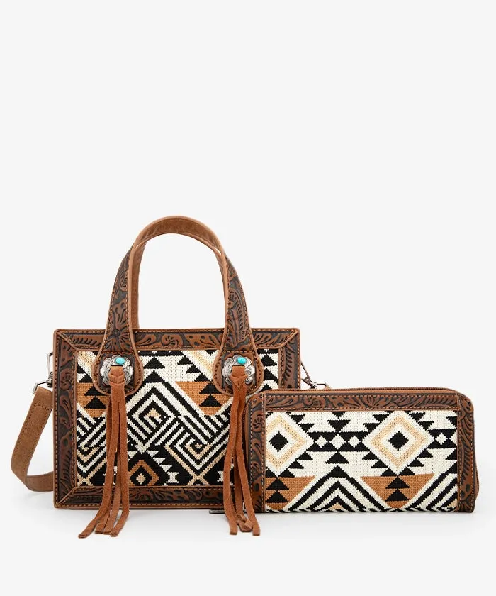 Montana West Southwestern Crossbody Bag Set