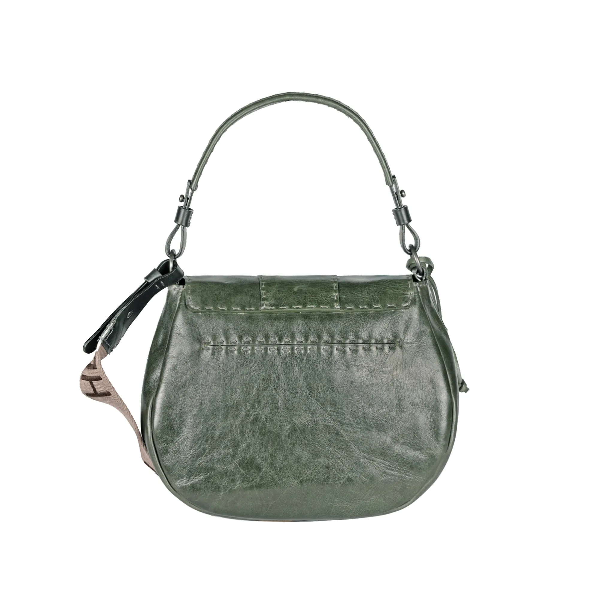 New Sella Horse M Greca Vetrato Forest Green