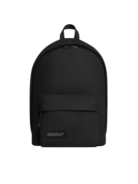 Nylon Padded Backpack—black