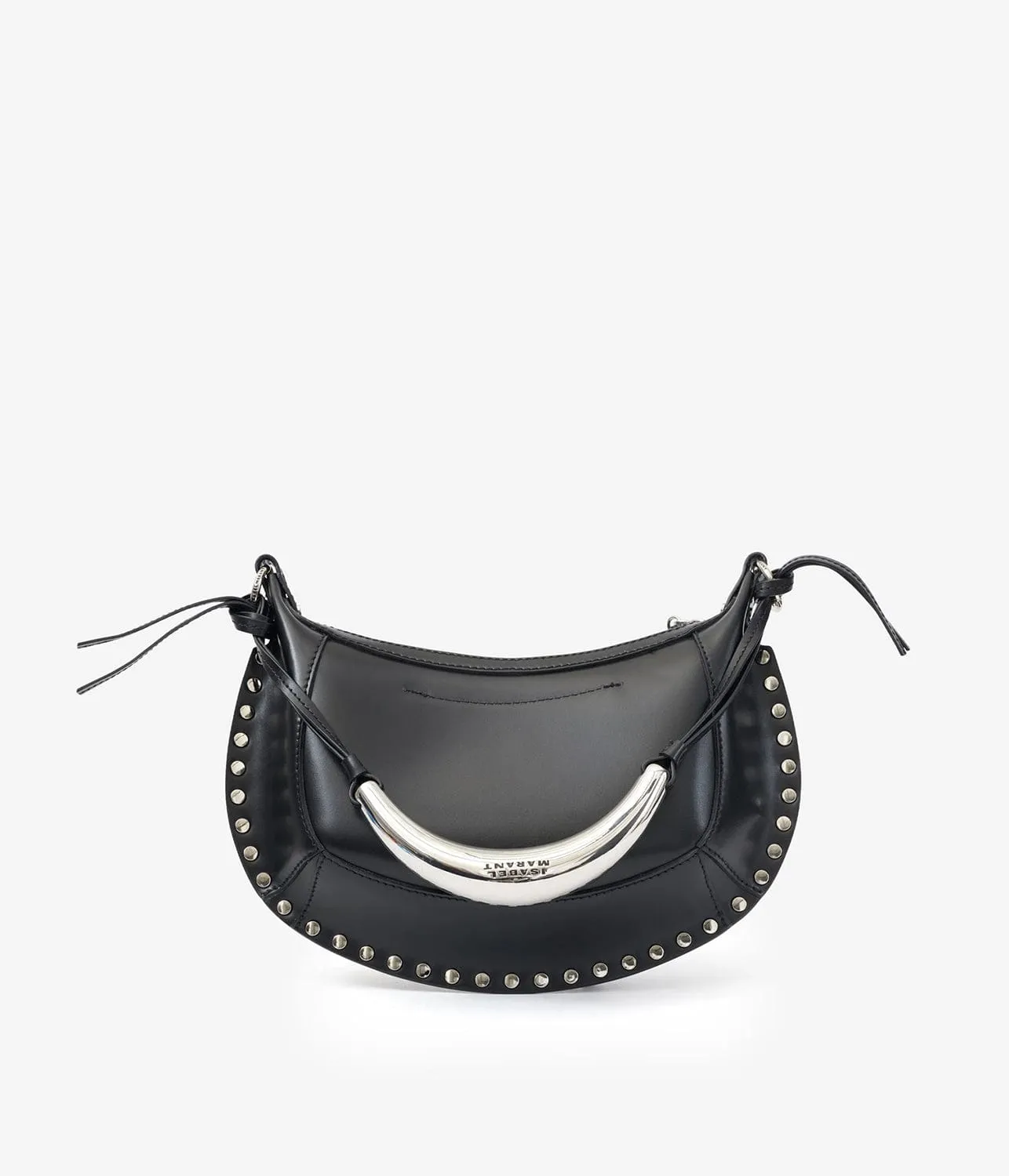 OSKAN MOON SHOULDER BAG- BLACK/SILVER