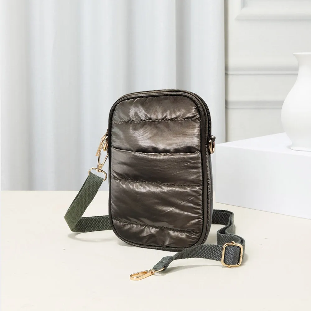 Puffer Rectangle Crossbody Bag