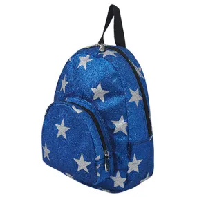 Royal Blue Glitter Super Star NGIL Mini Backpack