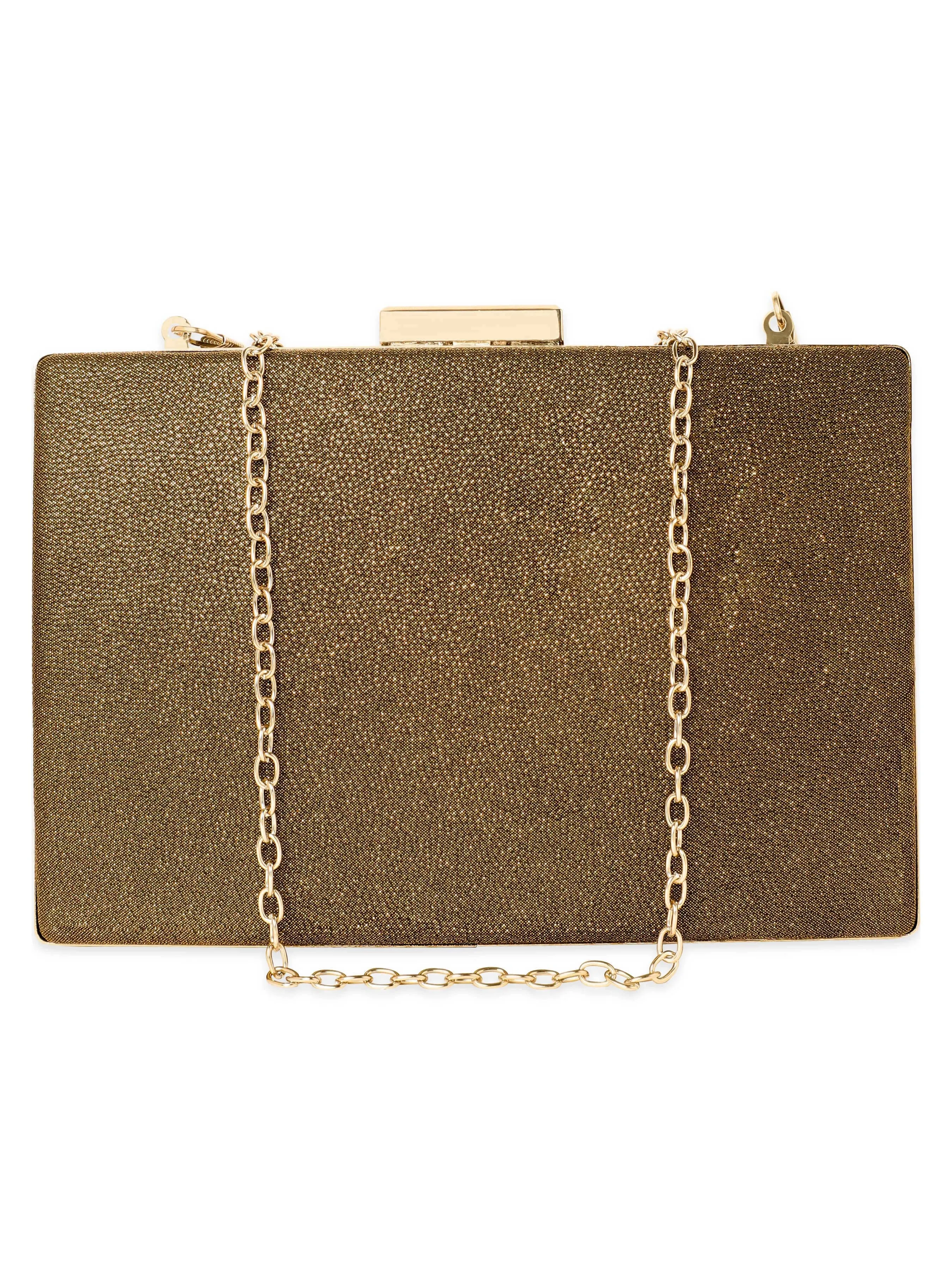 Rubans Gilded Glamour Handcrafted Shimmery Clutch Bag