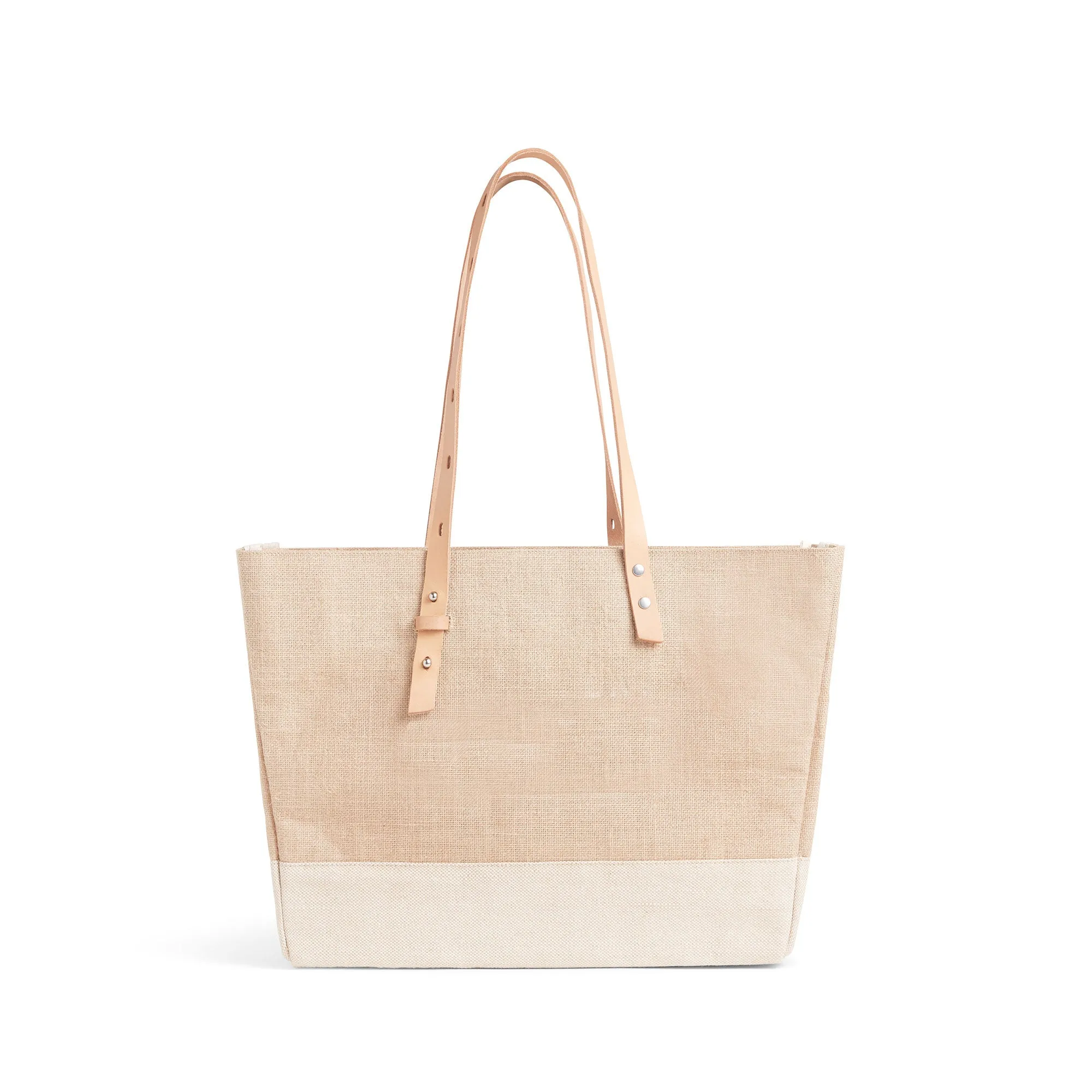 Shoulder Market Bag in Natural