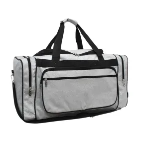 Silver Glitter NGIL Canvas 20 Duffle Bag