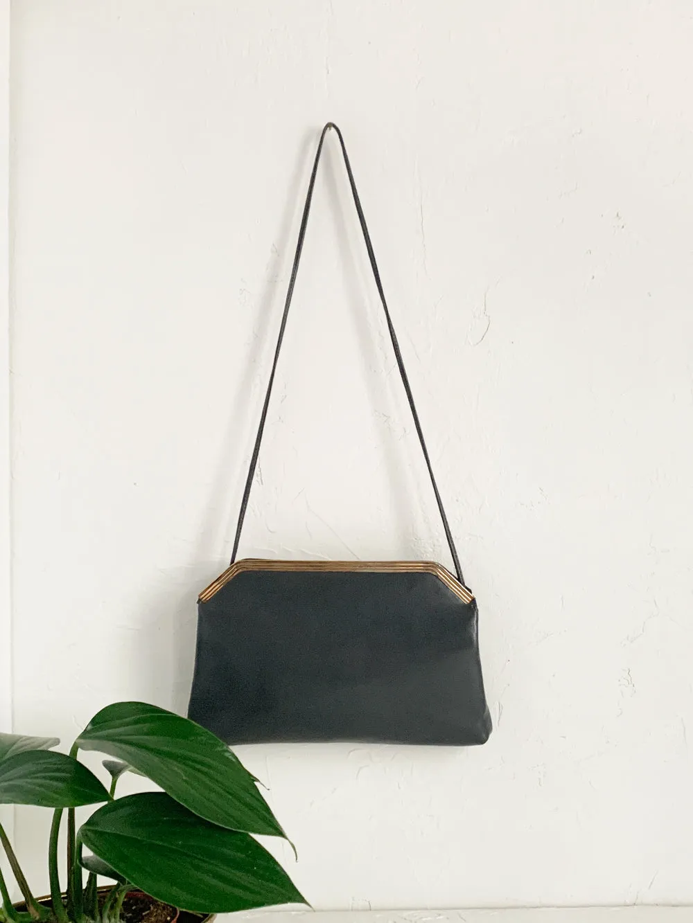 Steel Grey Leather CB Purse